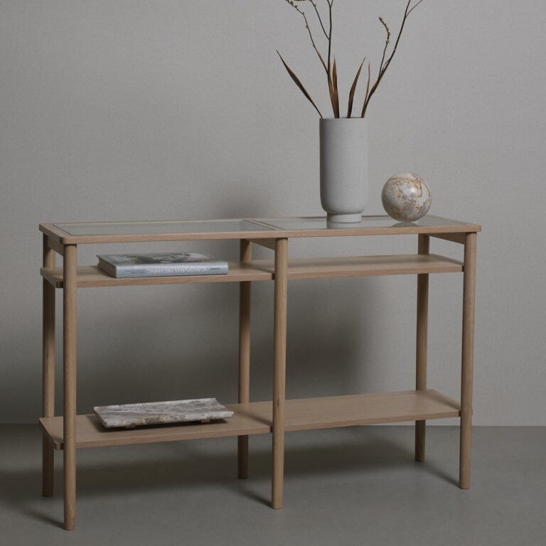 ELBA Konsollbord 120x35 cm i Beige/natur
