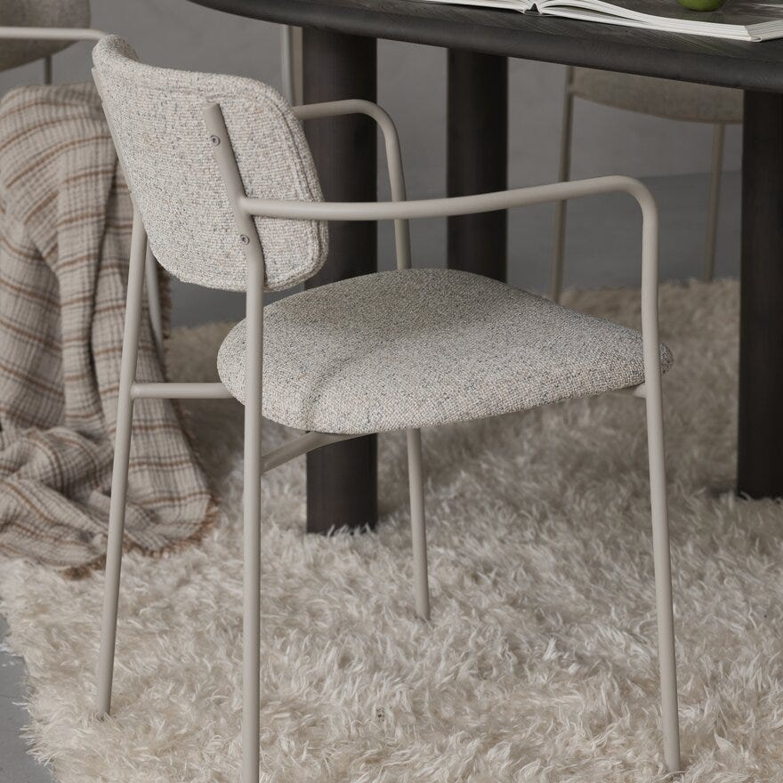 FLOXI Teppe 160x230 cm i Hvit
