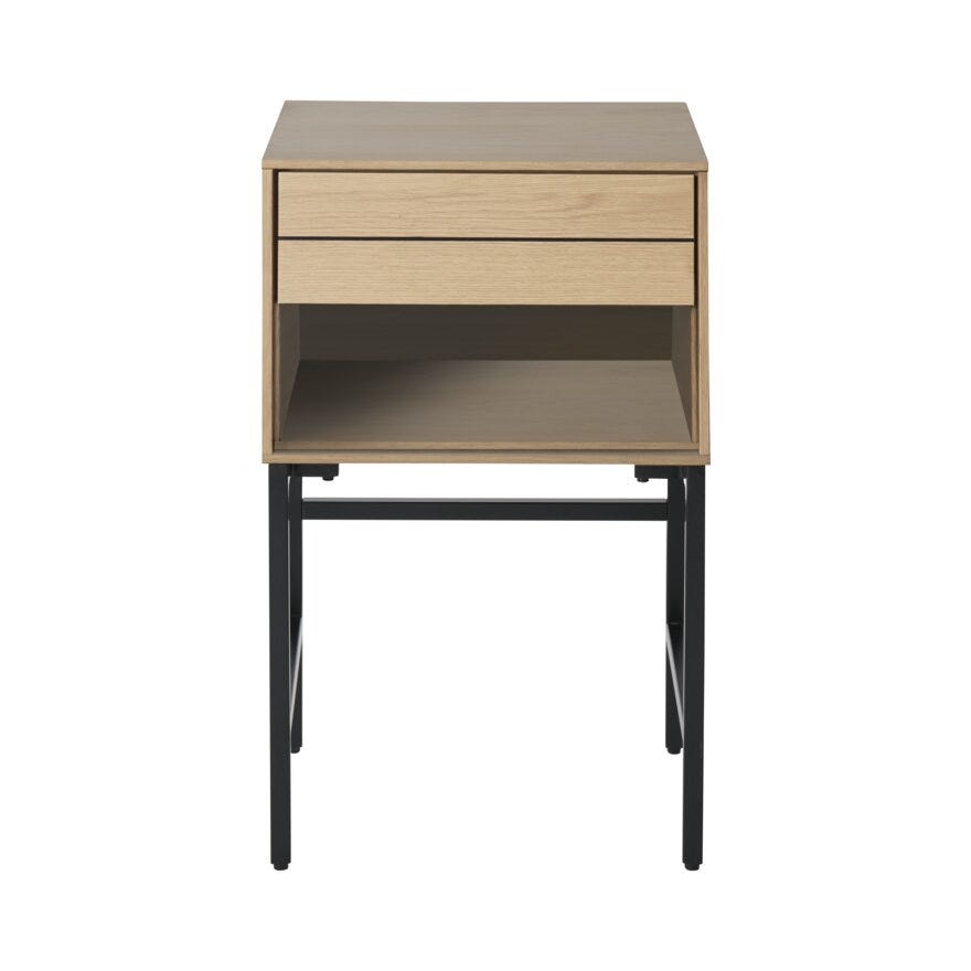 MODICA Nattbord 40x45 cm i Hvit