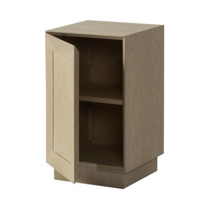 Nobu sidebord med hylle 35x35