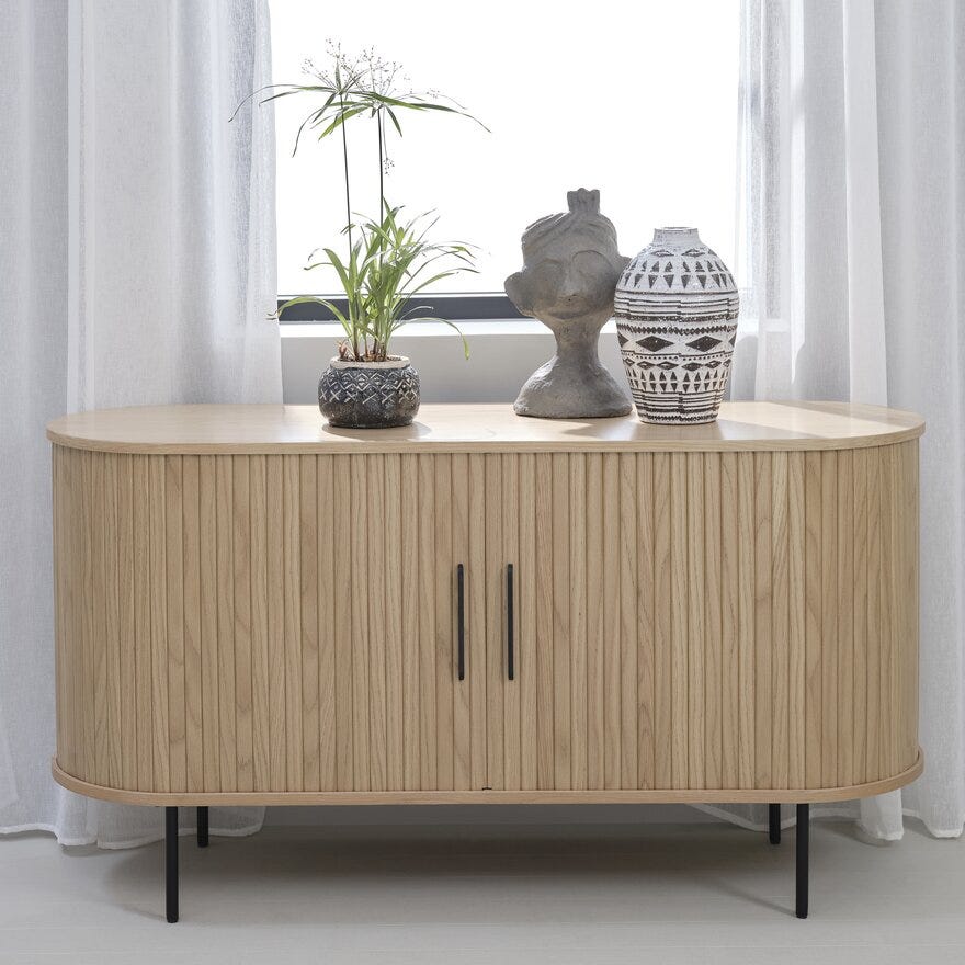 NOLA Skjenk 140x45 cm i Beige/natur