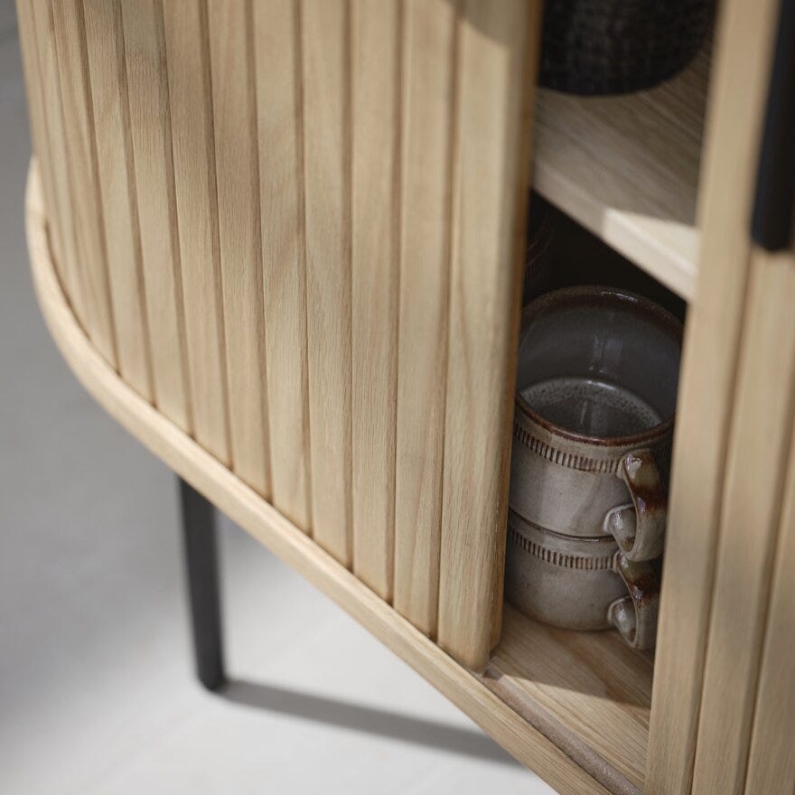 NOLA Skap 100x40 cm i Beige/natur