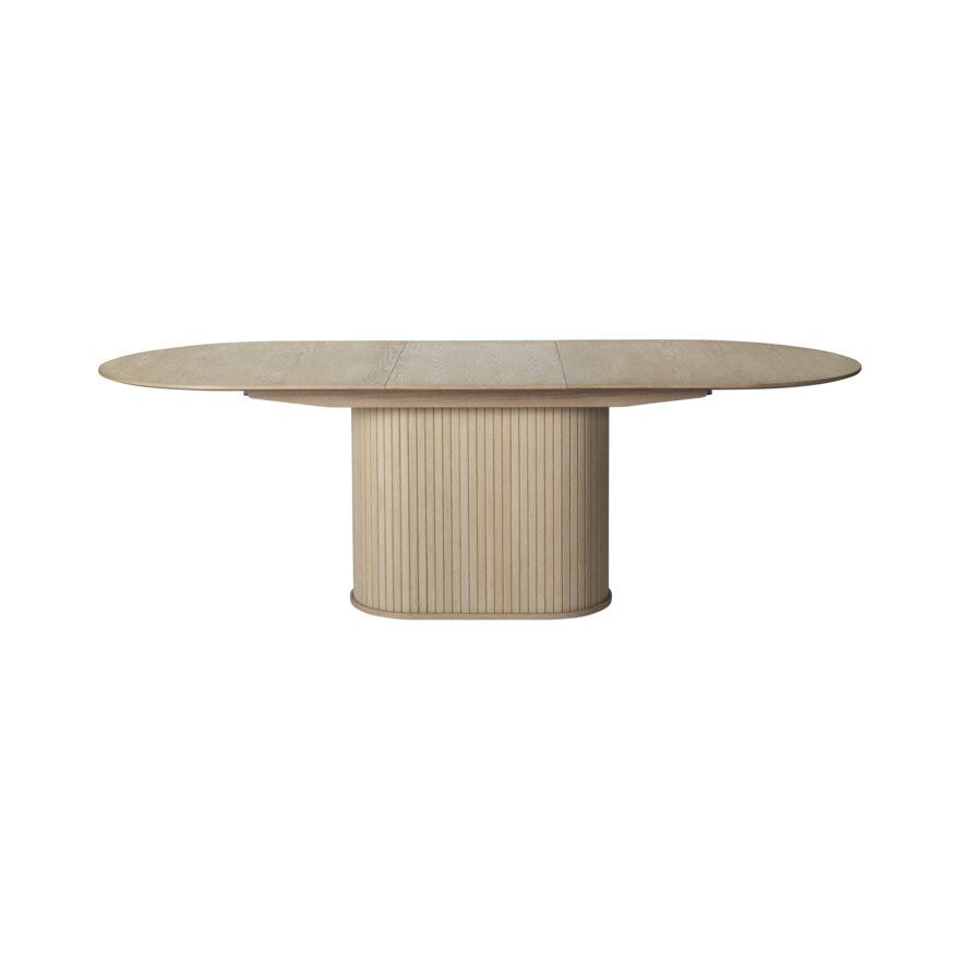 NOLA Ovalt spisebord 95x180 cm i Beige/natur