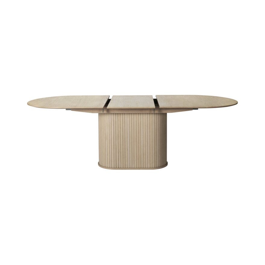 NOLA Ovalt spisebord 95x180 cm i Beige/natur