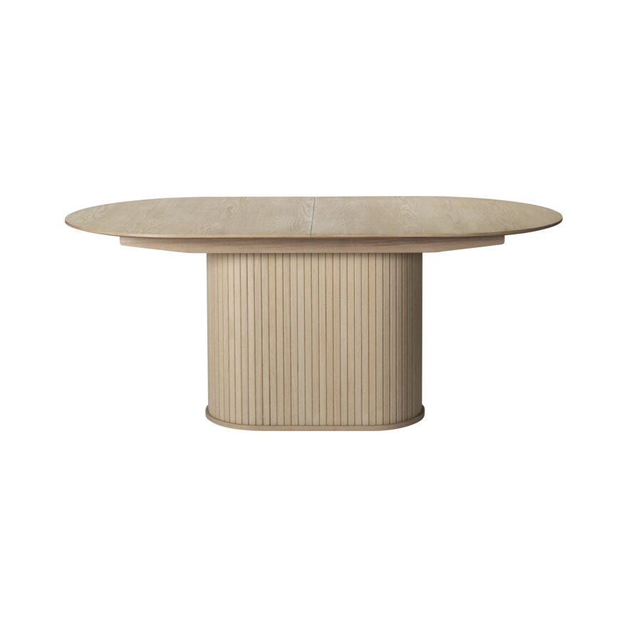 NOLA Ovalt spisebord 95x180 cm i Beige/natur