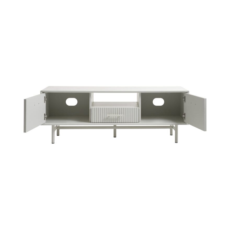 PALMA TV-benk B:140 cm i Beige/natur