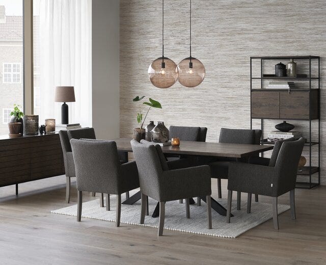 RENO Spisebord 90x210 cm i Brun