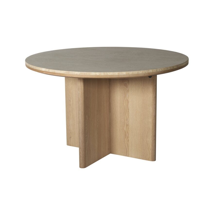 Storm Storm RITZ Rundt spisebord Ø120 cm i Hvit designet av Storm Pedersen
