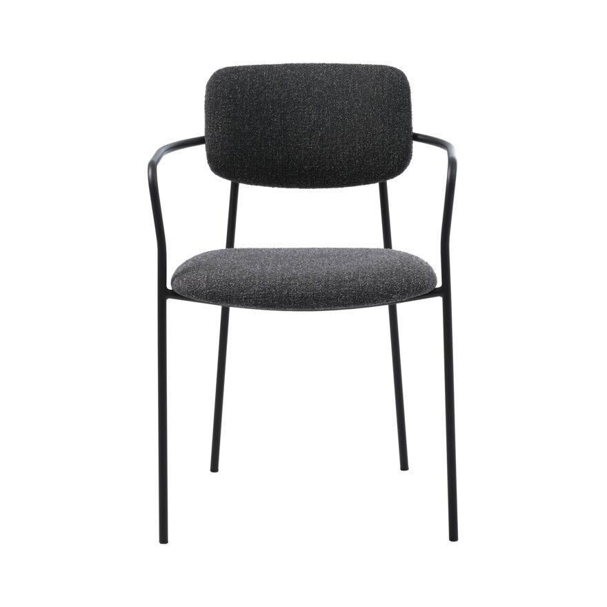 ZAMA Spisestol med armlene i Grå