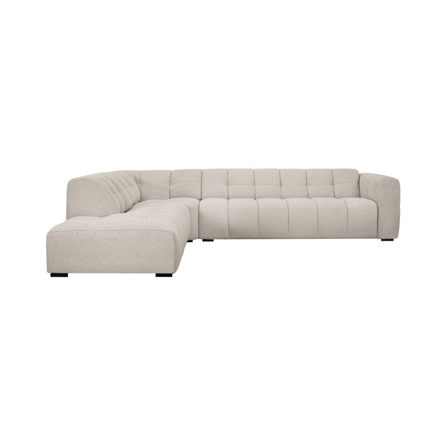 Vilmers ALPS Hjørnesofa med endeavslutning i Beige/natur