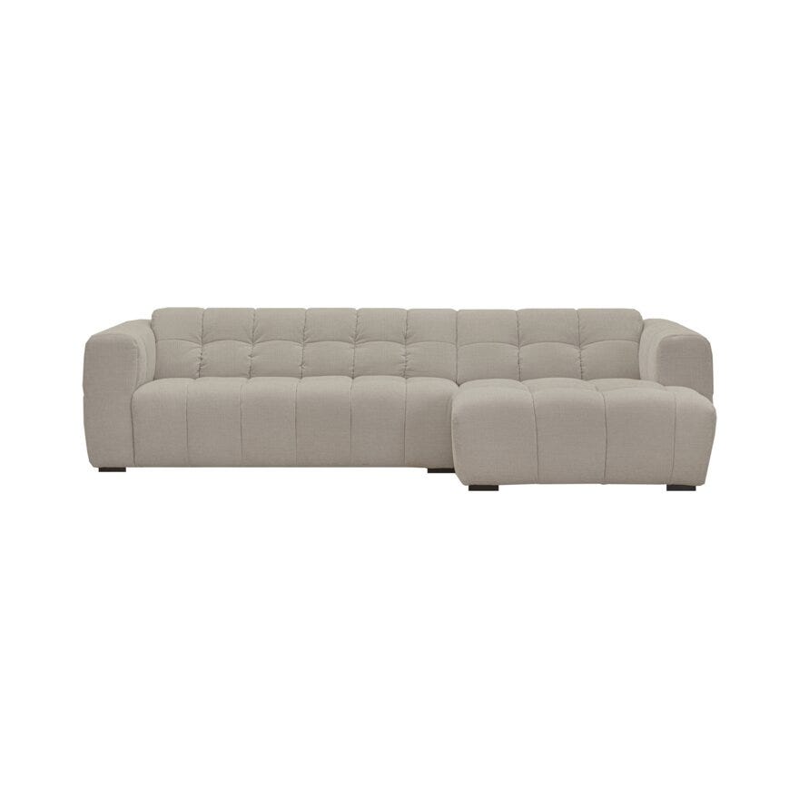 Vilmers ALPS 3,5 seter med sjeselong i Beige/natur