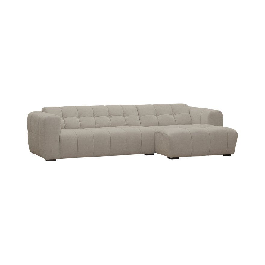 Vilmers ALPS 3,5 seter med sjeselong i Beige/natur