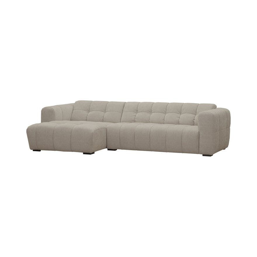Vilmers ALPS 3,5 seter med sjeselong i Beige/natur