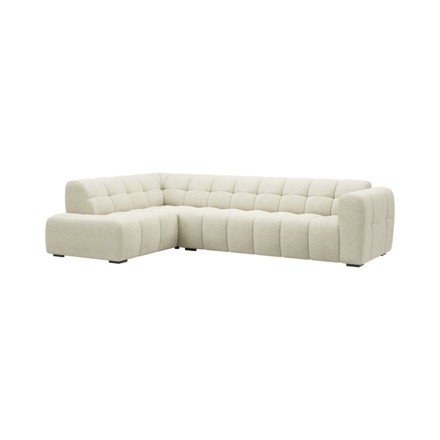 Vilmers ALPS Hjørnesofa i Beige/natur