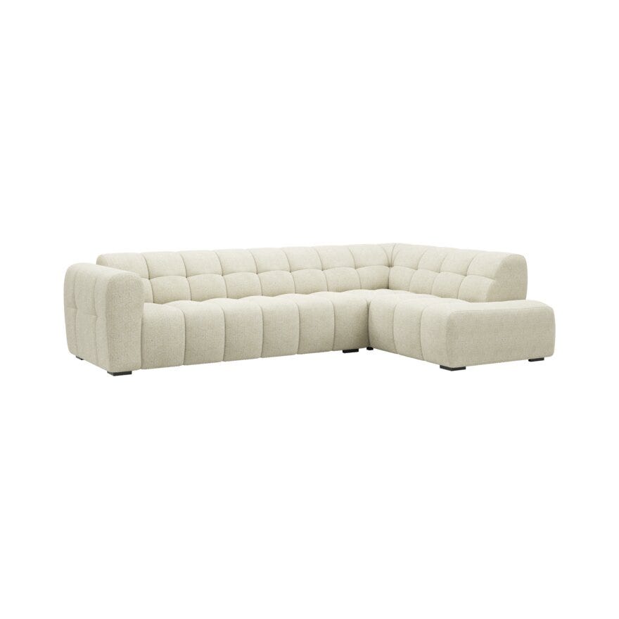 Vilmers ALPS Hjørnesofa i Beige/natur