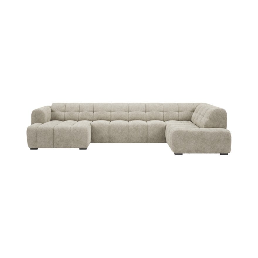 Vilmers ALPS Hjørnesofa i Beige/natur