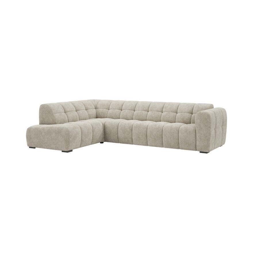 Vilmers ALPS Hjørnesofa i Beige/natur