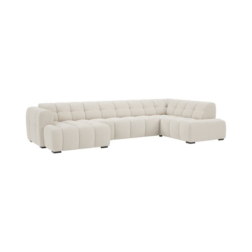 Vilmers ALPS Hjørnesofa i Beige/natur