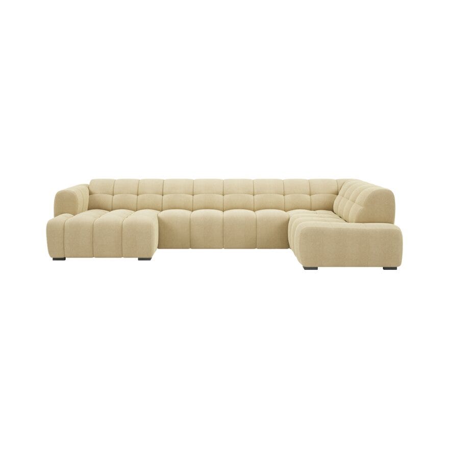 Vilmers ALPS Hjørnesofa i Beige/natur