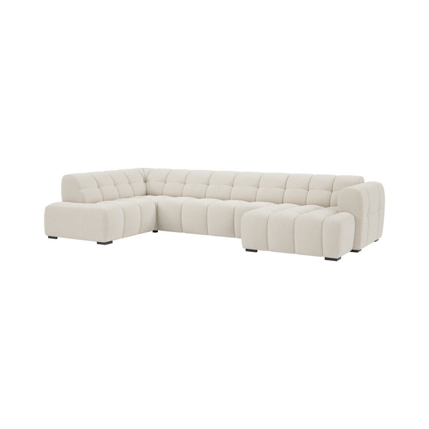 Vilmers ALPS Hjørnesofa i Beige/natur