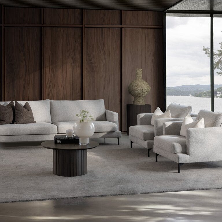 Vilmers ALTERA 3 seter i Beige/natur