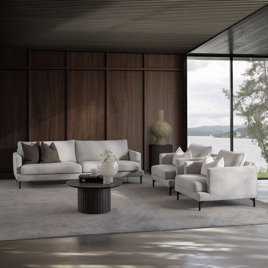 Vilmers ALTERA 3 seter i Beige/natur