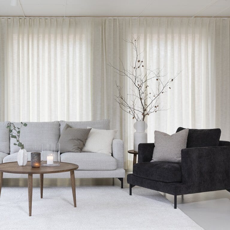 Vilmers ALVAR 3,5 seter i Beige/natur