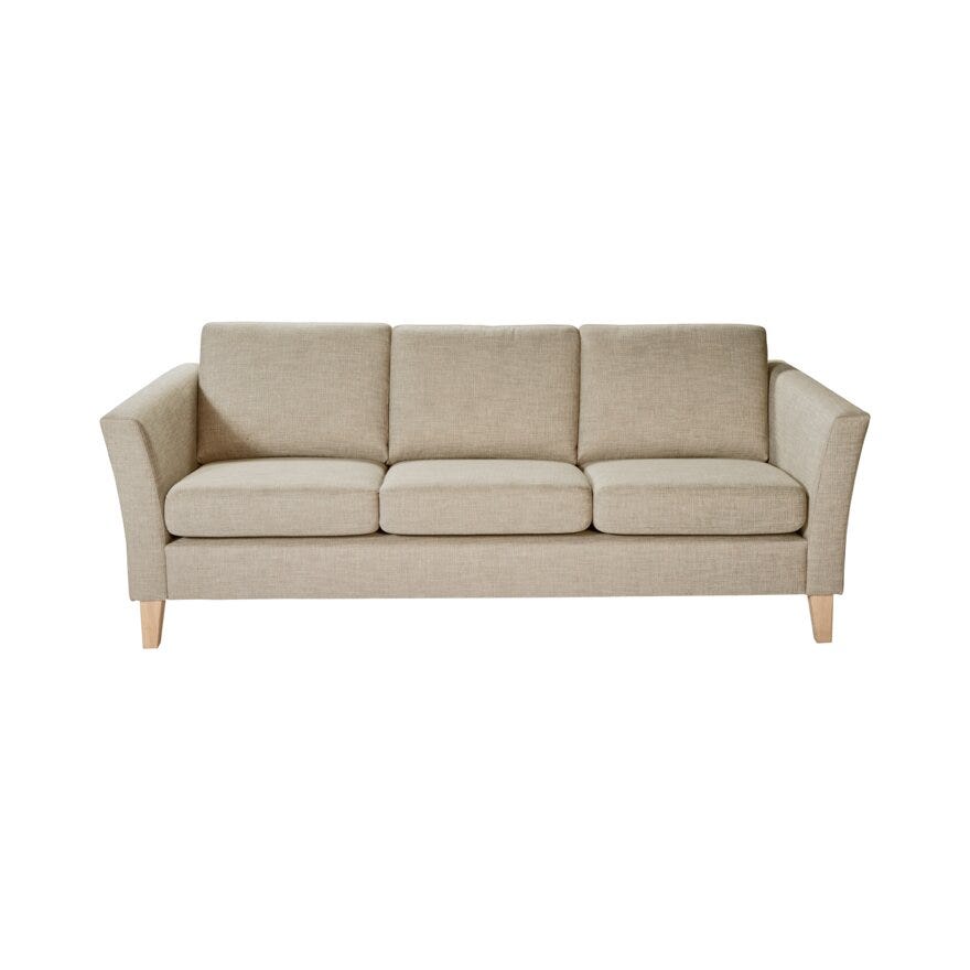 Vilmers CARA 3 seter i Beige/natur