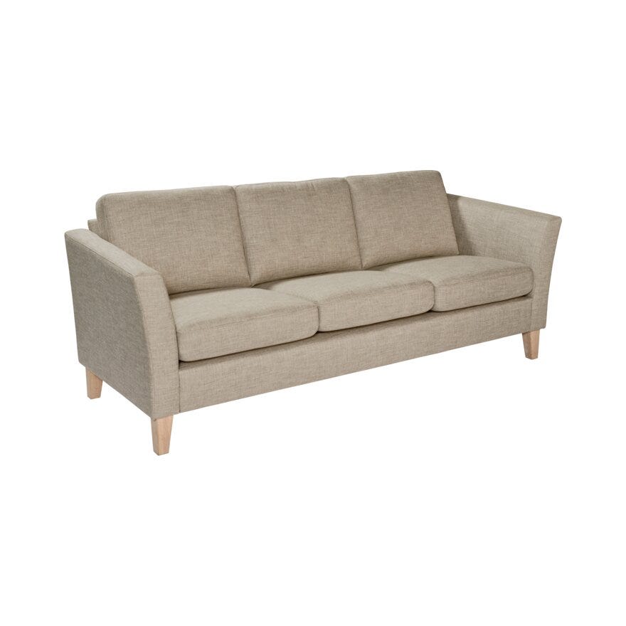 Vilmers CARA 3 seter i Beige/natur