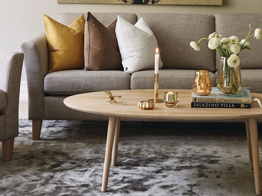 Vilmers CARA 3 seter i Beige/natur