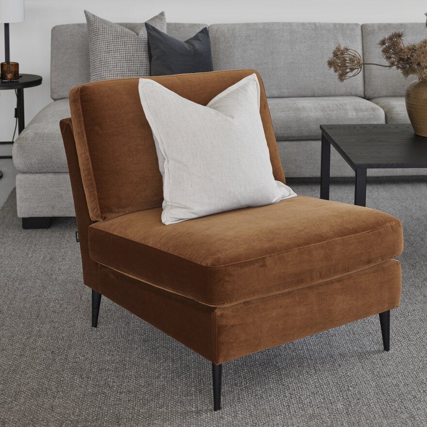 Jakobsdals TIMELESS PLAIN Pynteputetrekk 50x50 cm i Beige/natur