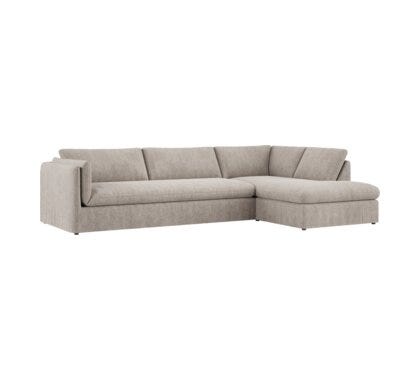 Bohus Exclusive by Storm Storm Makanda beige hjørnesofa med endeavslutning