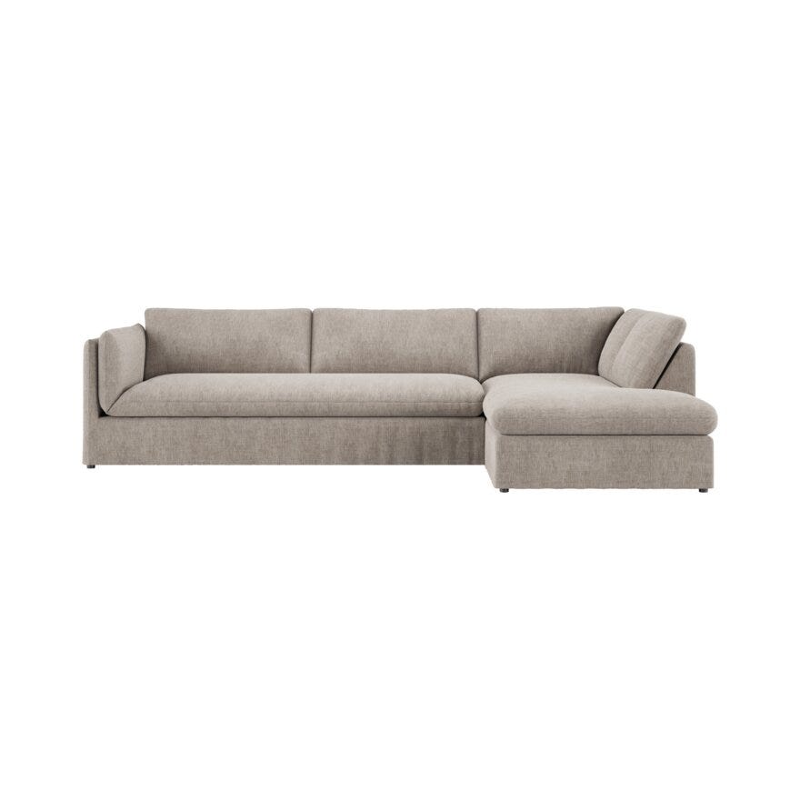Bohus Exclusive by Storm Storm Makanda beige hjørnesofa med endeavslutning