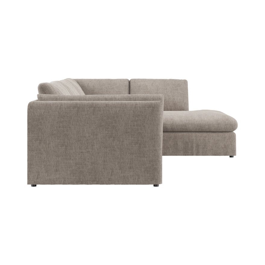 Bohus Exclusive by Storm Storm Makanda beige hjørnesofa med endeavslutning
