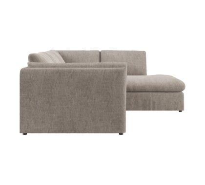 Bohus Exclusive by Storm Storm Makanda beige hjørnesofa med endeavslutning