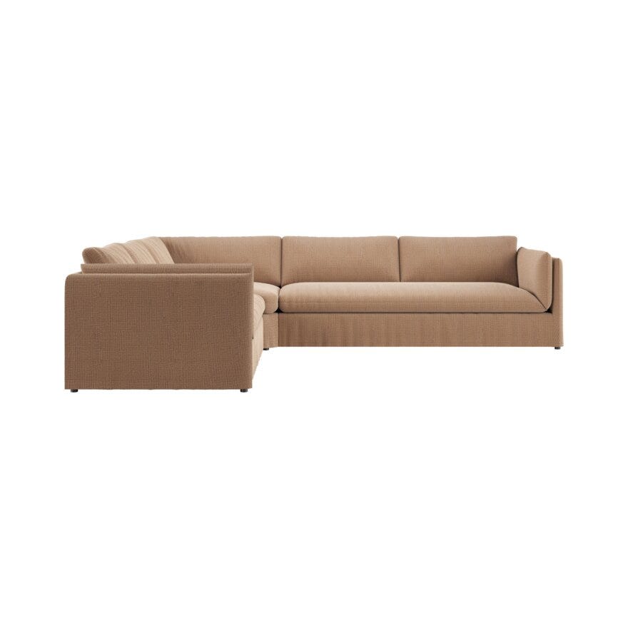 Bohus Exclusive by Storm Storm MAKANDA Hjørnesofa i Beige/natur designet av Storm Pedersen