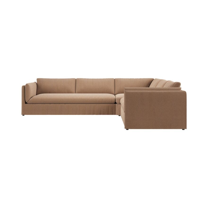 Bohus Exclusive by Storm Storm MAKANDA Hjørnesofa i Beige/natur designet av Storm Pedersen