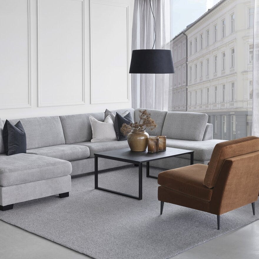 OMEGA Taklampe H26 cm i Svart
