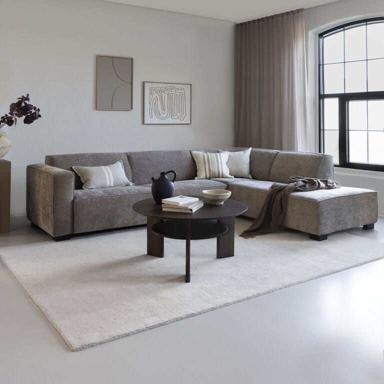 Vilmers NOMA Hjørnesofa i Beige/natur