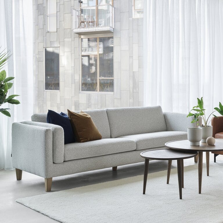 Vilmers NORDIC 3 seter XL i Beige/natur