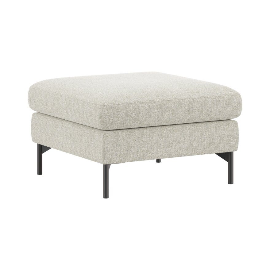 Vilmers NORDIC Pall 75x75 cm i Beige/natur