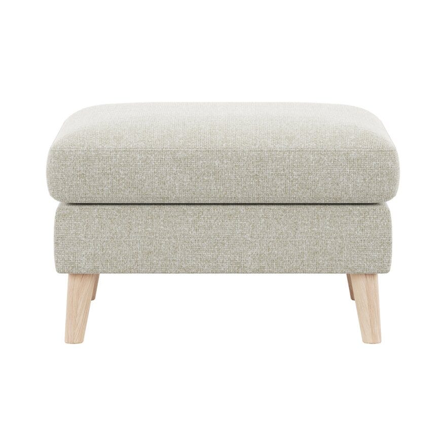 Vilmers NORDIC Pall 75x75 cm i Beige/natur