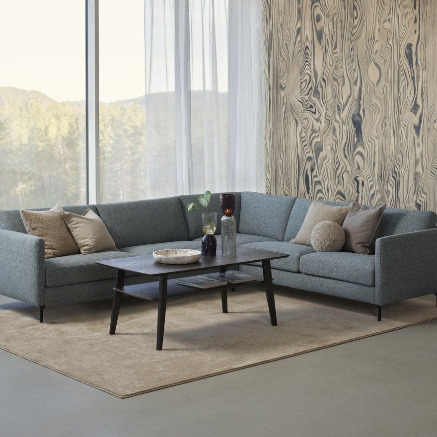 Kleppe BARIO Sofabord 70x130 cm i Svart