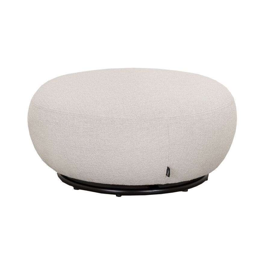 Vilmers SHELL Fotskammel i Beige/natur