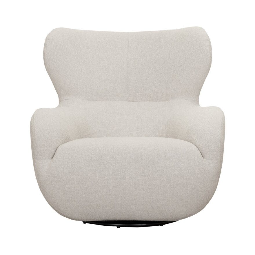 Vilmers SHELL Hvilestol i Beige/natur