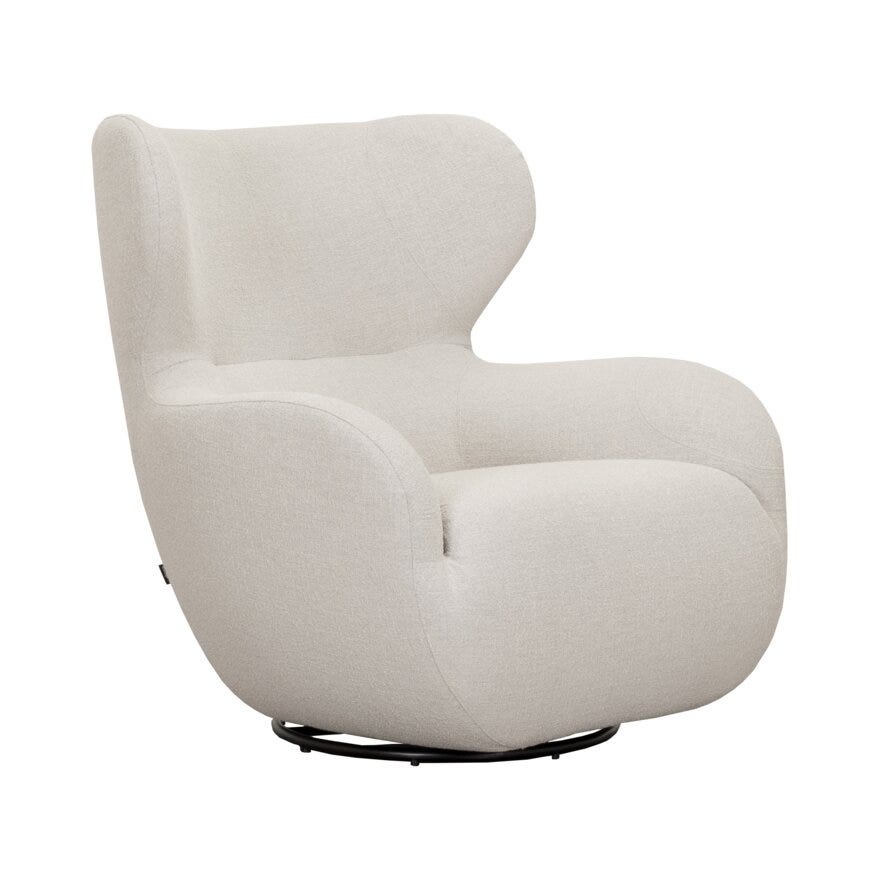Vilmers SHELL Hvilestol i Beige/natur
