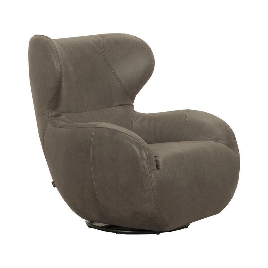 Vilmers SHELL Hvilestol i Beige/natur designet av Ian Archer