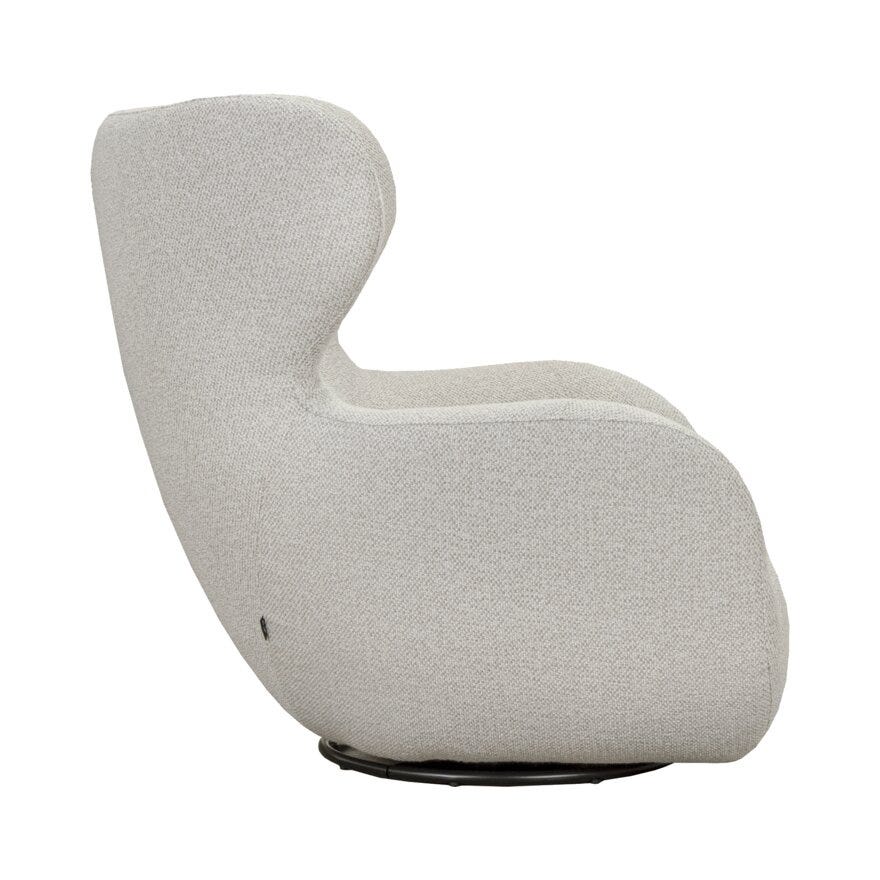 Vilmers SHELL Hvilestol i Beige/natur designet av Ian Archer