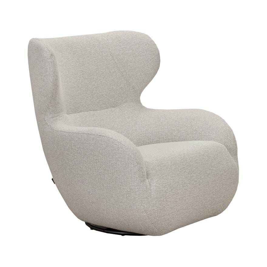 Vilmers SHELL Hvilestol i Beige/natur designet av Ian Archer