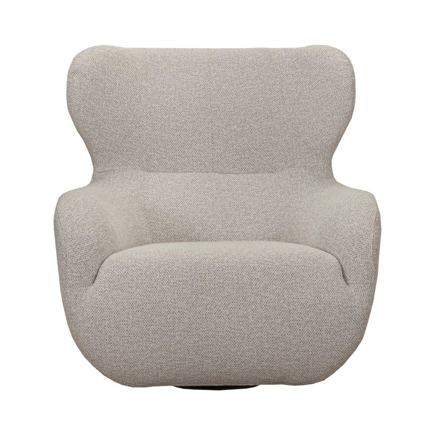 Vilmers SHELL Hvilestol i Beige/natur designet av Ian Archer